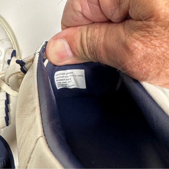 Tory Burch Ruffle sneakers. Size 10M. White with elegant‎ black ruffle. - Picture 3 of 10